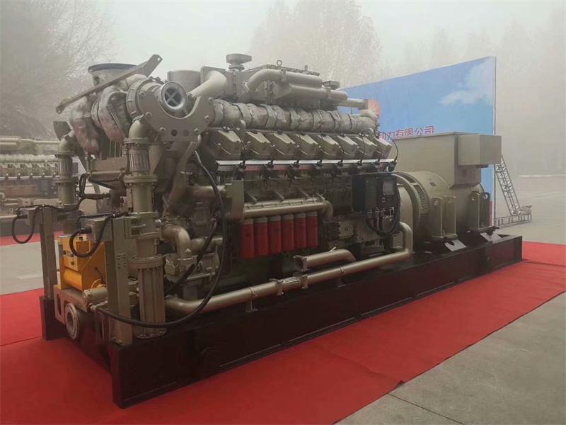 Генератор природного газа H16V190ZDT 1200 кВт марки Jichai Jinan