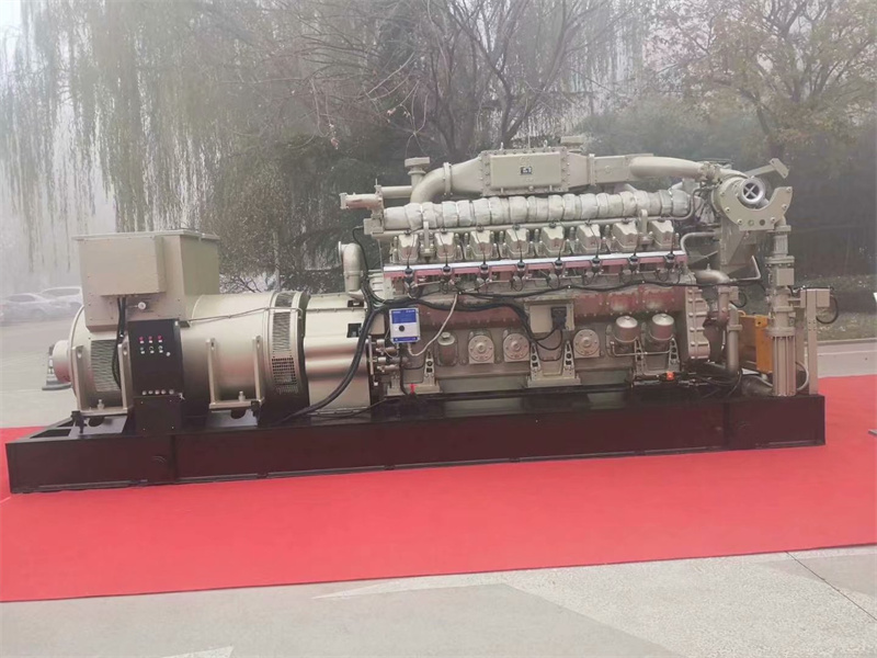 Генератор природного газа H16V190ZDT 1200 кВт марки Jichai Jinan