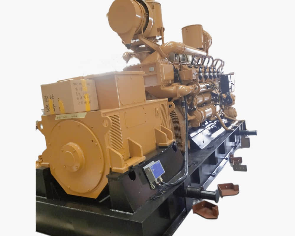 Jinan Jichai 500kw G12V190zldt-2 генератор природного газа 