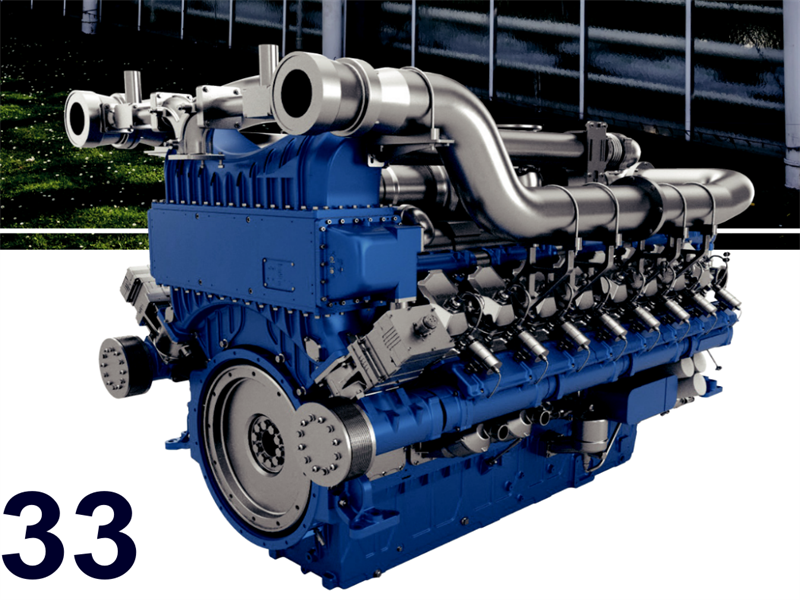 Дизельный двигатель Baudouin 6M33G715/5 для крана