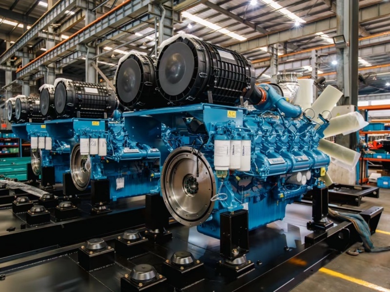 Weichai 500-1000KW diesel generator Baudouin engine 6M21G550/5 12M26G1000/5